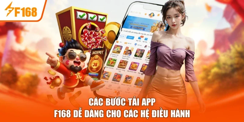 Các bước tải app F168 dễ dàng cho các hệ điều hành