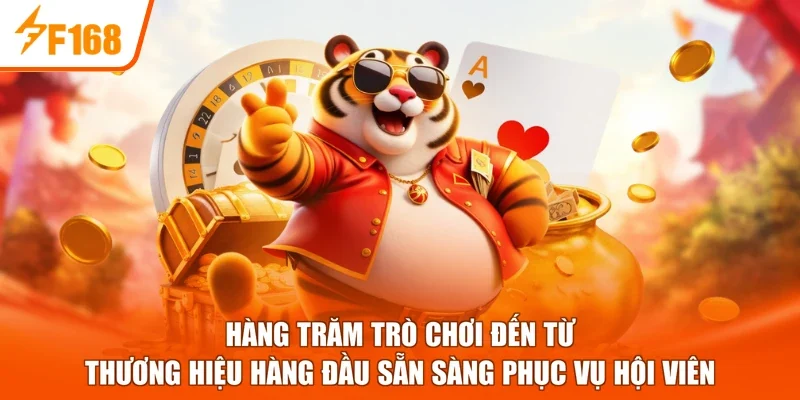Hàng trăm trò chơi đến từ thương hiệu hàng đầu sẵn sàng phục vụ hội viên